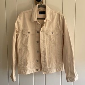 Asos cream/ivory denim jacket